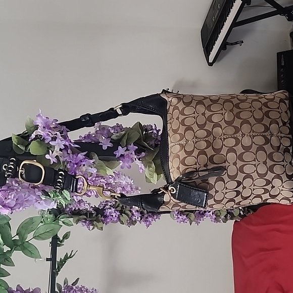 Authentic Y2k Vintage Coach Monogram Duffle Bleeker bag - Picture 2 of 14